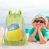 1 Pezzo Borsa da Spiaggia Pieghevole Portatile Rete Borsa da Nuoto Cesti per Giochi da Spiaggia Borsa portaoggetti Esterna Nuoto Borse Impermeabili Dry Sack