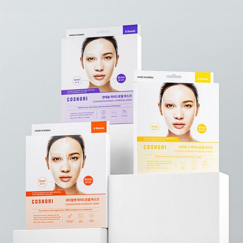 

3 типа гидрогелевых масок Vitamin C Hydrogel Mask