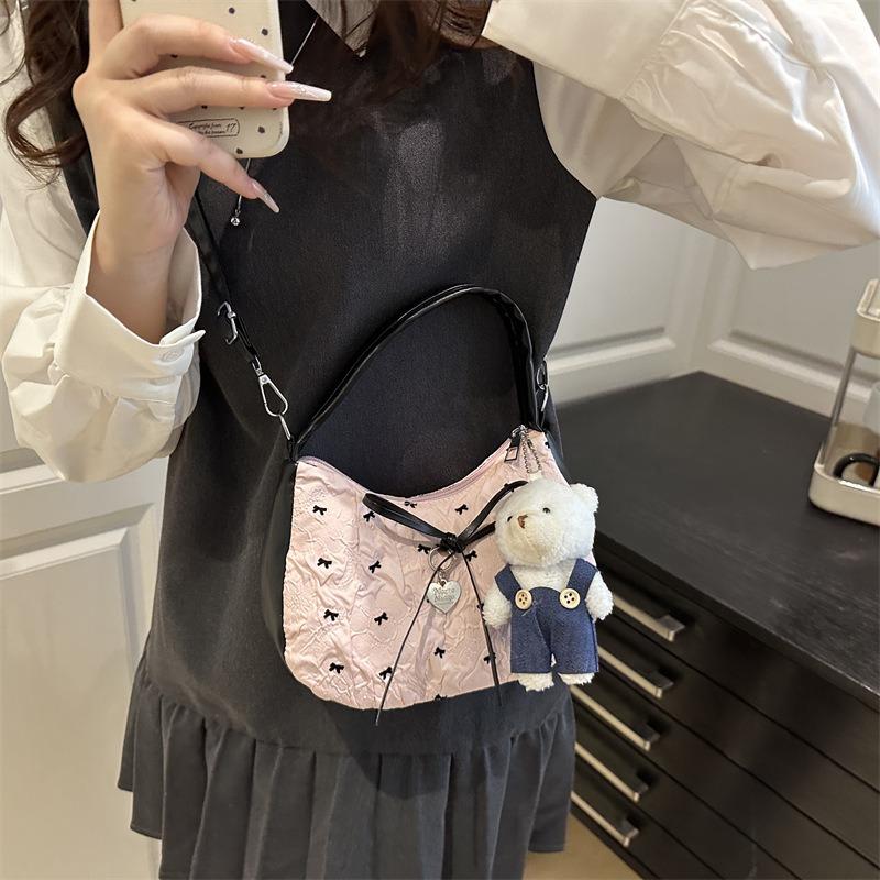 Women's Underarm Bag Summer New Simple Messenger Bag Texture Trendy Shoulder Bag Beautiful Crescent Bag