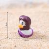 Jesus Loves You Duck Little Yellow Duck Figurine Decorative Accessories Mini Micro-landscape Ornaments