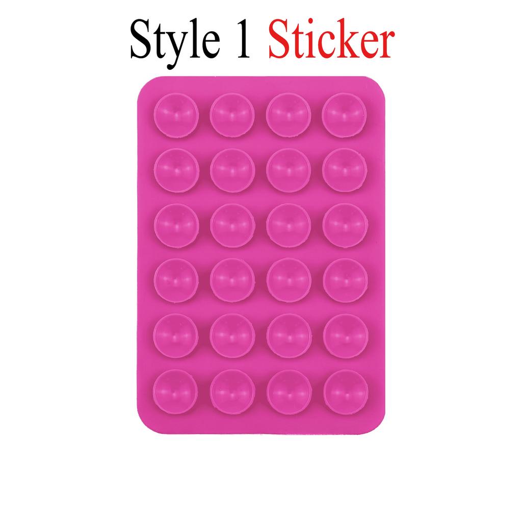 Sticker/Double-sided Suction Cup Adhesive Silicone Suction Pad Bracket Multifunction Rubber Sucker Pad Durable Mobile Phone