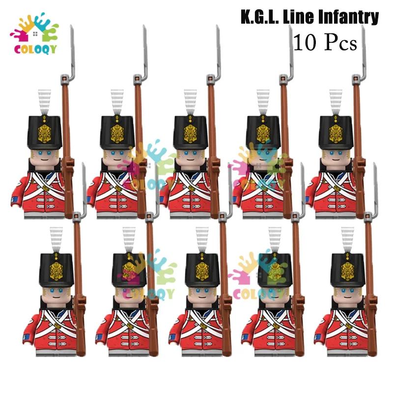 New Kids Toys Napoleonic Wars General Soldier Building Blocks Imperial Navy Mini Action Figures Toys For Kids Birthday Gifts