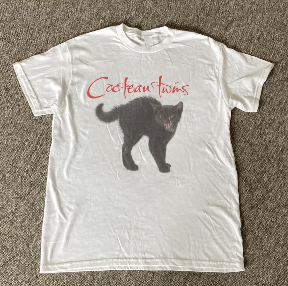 NEW Cocteau Twins Band Gift For Fans Heavy Cotton White S-5XL T Shirt US059 S