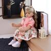 60 Cm Reborn Baby Girl Toy Cloth Body Realistic Princess Newborn Baby Dolls Kids Birthday Christmas Gifts Suit for 7+ Years