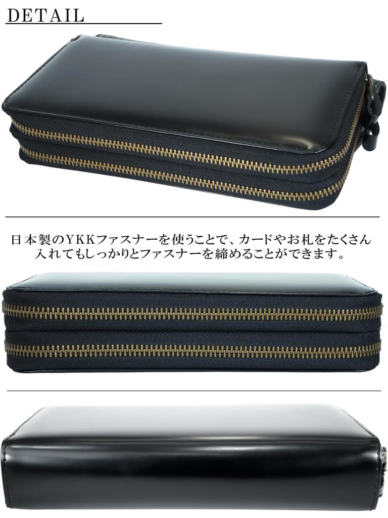 Black Cordovan Leather Horsehide Wallet for Men and Women, Large, Genuine Cowhide Leather, Double Zipper, Coin Purse, Card Holder, Large Capacity,