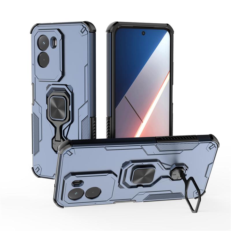 Kickstand Case For Xiaomi Poco M7 4G M7 Plus 5G Cover Lens Protection Ring Stand Magnetic Bracket Shell Fundas Coque