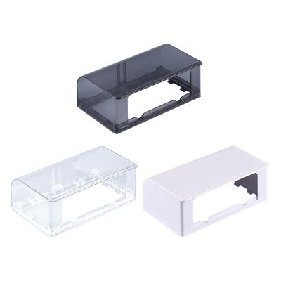 Waterproof Outlet Cover Multifunctional Double Position Outdoor Socket Box for Indoor Home Bathroom Restaurant Living Room