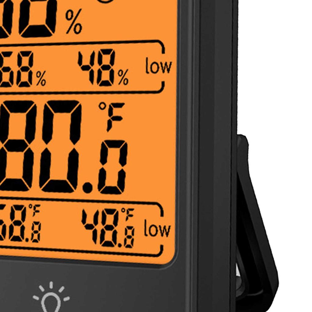 Digital Thermometer Hygrometer Clear Display High Accuracy Indoor Electronic Temperature Humidity