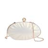 Acrylic Shell Clutch Bag With Chain Strap For Womens Daily Use