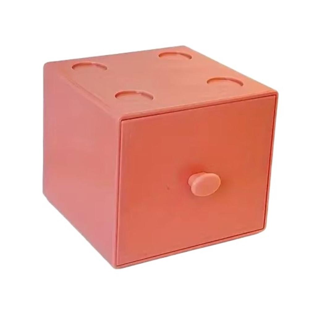 

Candy Color Desktop Macaron Storage Box Drawer Style Cosmetics Jewelry Case Student