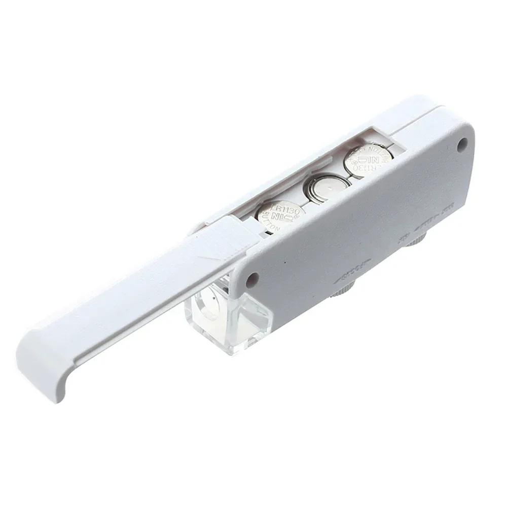 Miniature 160X 200X Zoom Lighted Microscope Jewelers Loupe Magnifying Glass Convenient and Portable Magnifying Tool