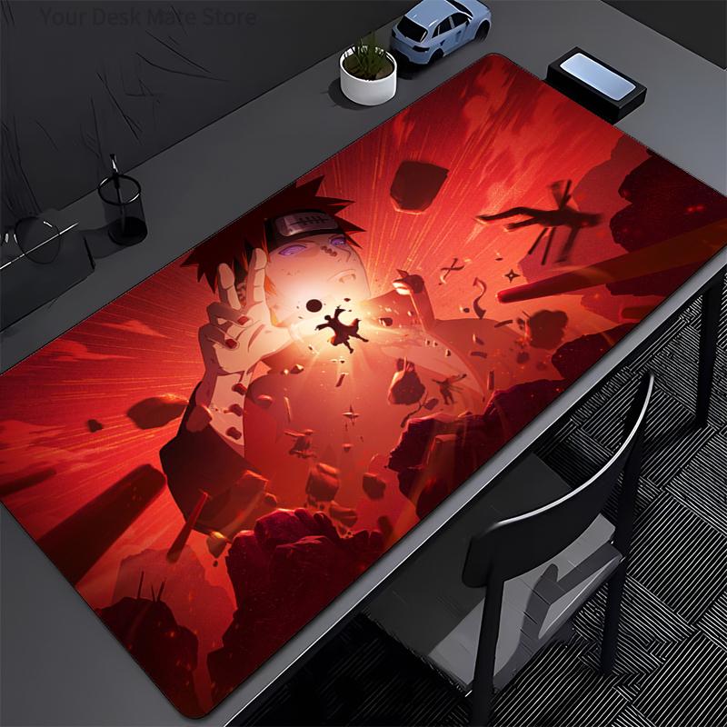 Mousepad New Naruto Pain MousePads Keyboard Pad Mouse Mat Gamer Soft Office Carpet Table Mat Desktop PC carpet Large Mouse Pad