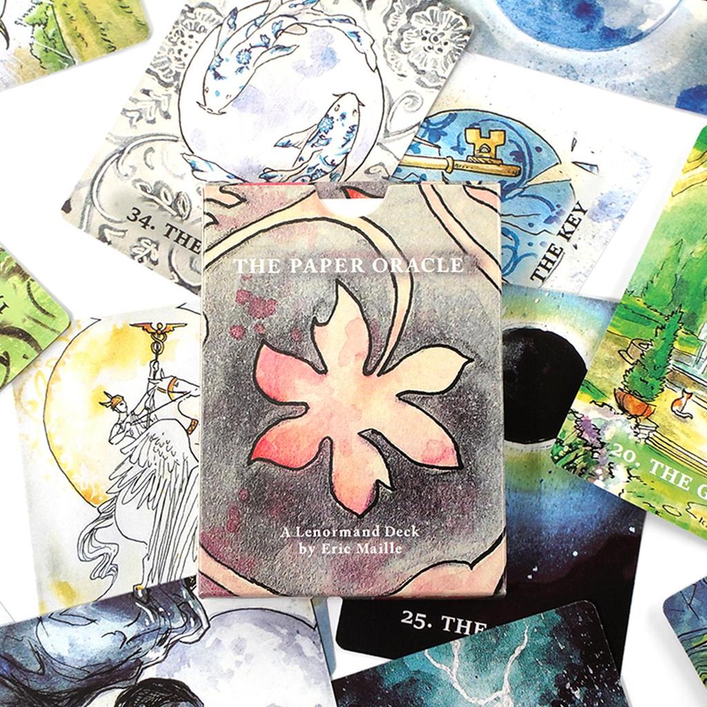 9*6cm The Paper Oracle Lenormand Deck 36 Pcs Cards