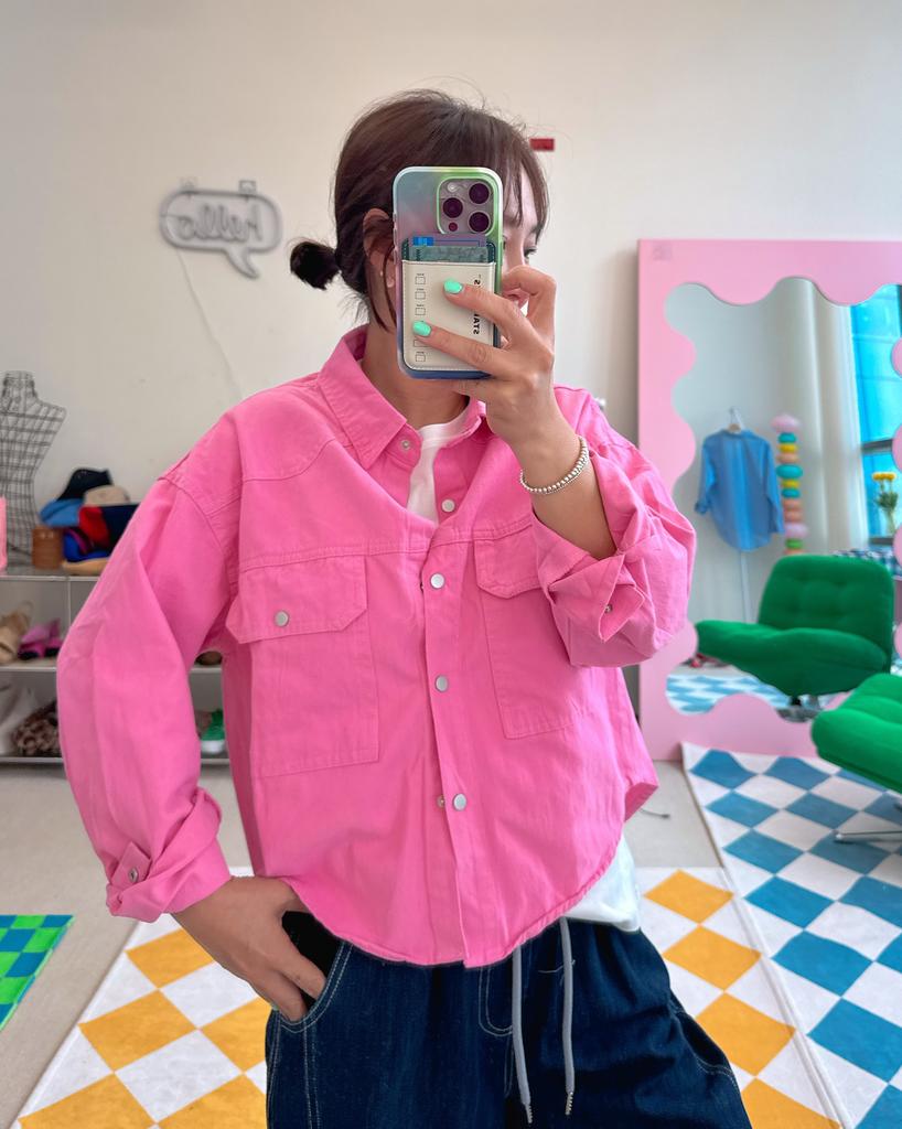 Colorful Spring Bailey Blouse Jacket
