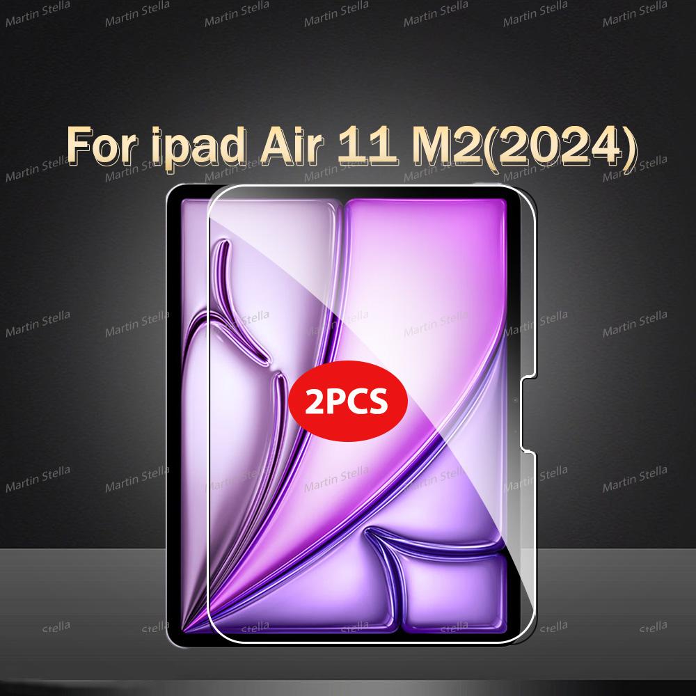 2 Stück Gehärtetes Glas Displayschutzfolie Für ipad Pro Air 13 11 2024 M4 M2 Air 5 4 Pro 12.9 11 M3 M5 2025 2026 Film