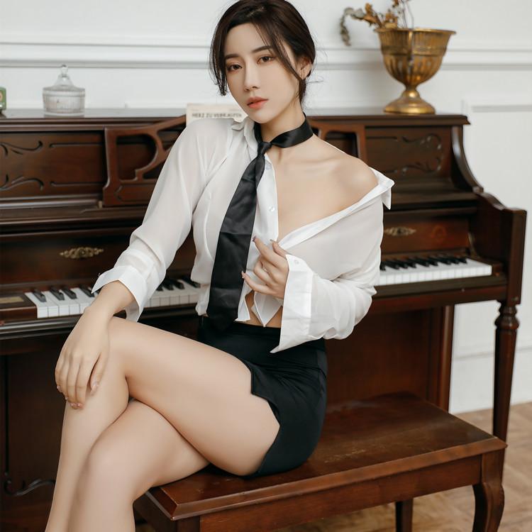 Sex Underwear Sexy Cute Passion Women Tight Hip Sex Clothes Uniform Transparent Temptation Clothing Set