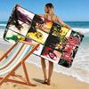 Slipknot's Dark Star Symbolism beach towel Beach towel for vacation photos Portable for travel swim Absorbent bath towel seaside printing beach towel