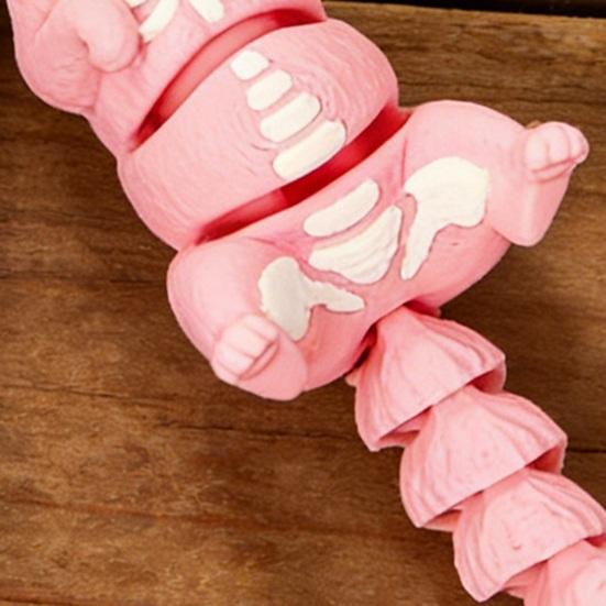 Keychain Mini Cat Key Chain Soft 3D Printed Stress Reliever Compact Size Clip-On Bag