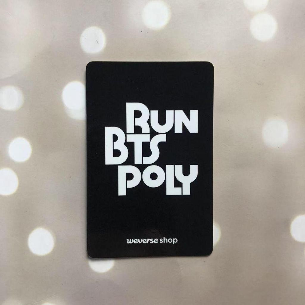[USED] RUN BTS POLY HIGHLIGHT PACKAGE Winner Trading Card Jin