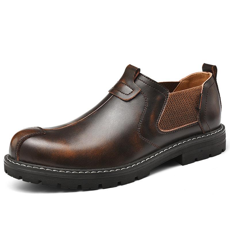 Martin Boots Men's 2025 Autumn and Winter Business Leather Shoes Men's Formal Casual Men's Shoes Korean Version Outdoor British Style Men's Shoes