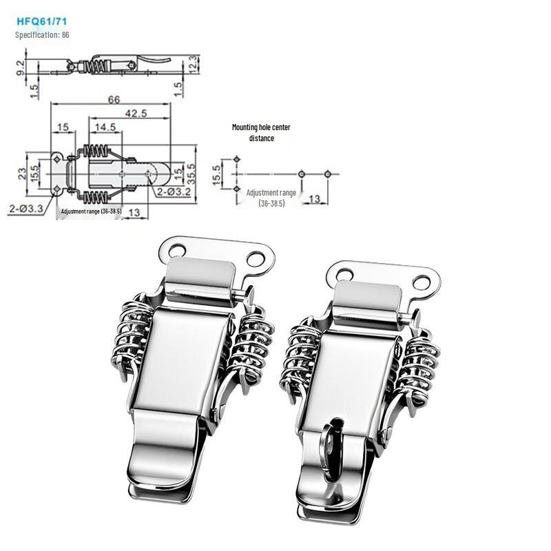Stainless Steel Tower Buckle Spring Clip