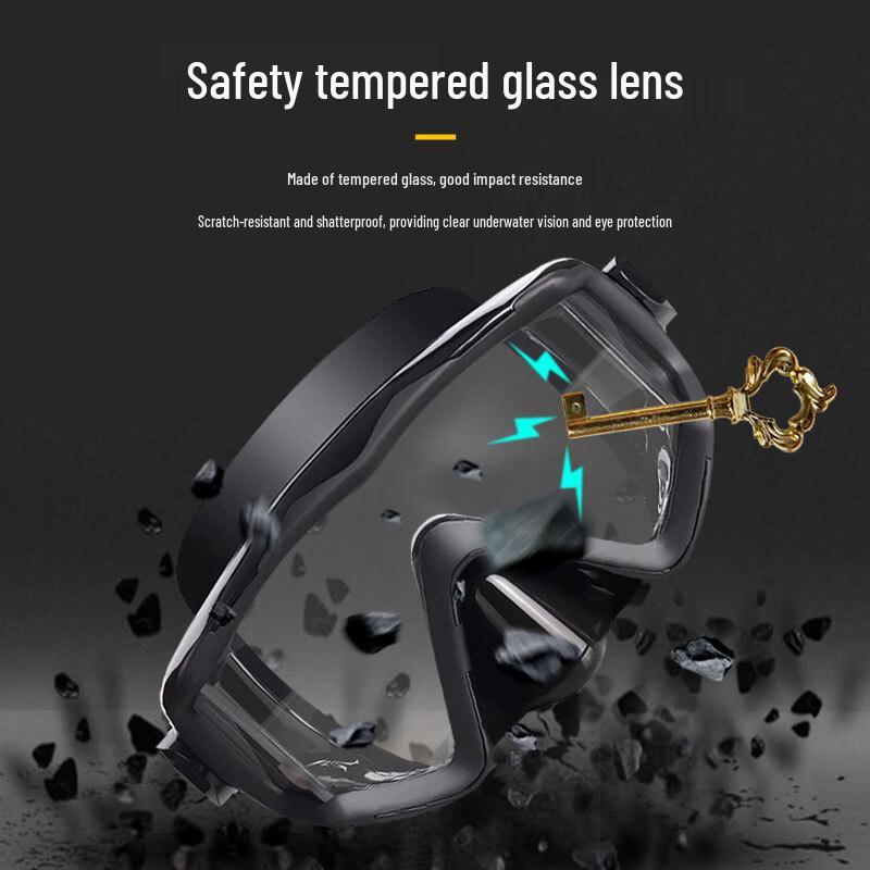 MDNG Panoramic Snorkel and Freediving Set