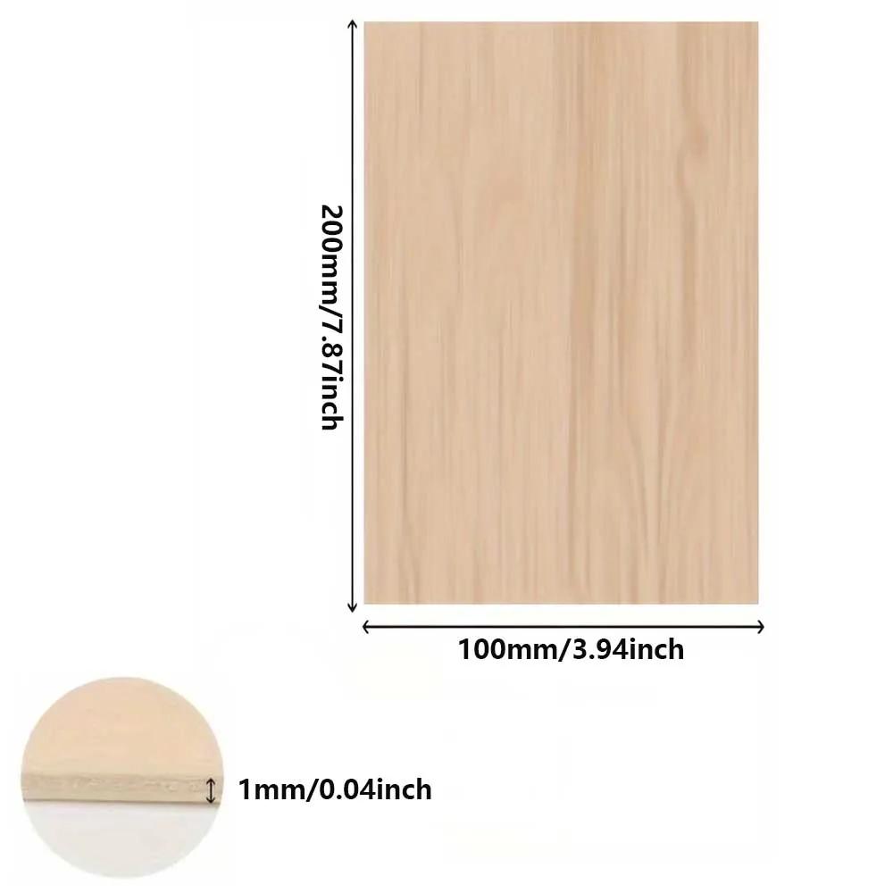 5-20Pcs Model Making Balsa Wood Sheets ,Balsa Wood Sheets Ply in Multiple Sizes & Thickness, Easy to Cut for DIY Crafts