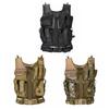 Nylon Mesh Vest Verstelbaar Airsoft Vest Meerdere Zakken Plate Carrier Vest Jacht Buiten CS Spel Airsoft Trainingsjas
