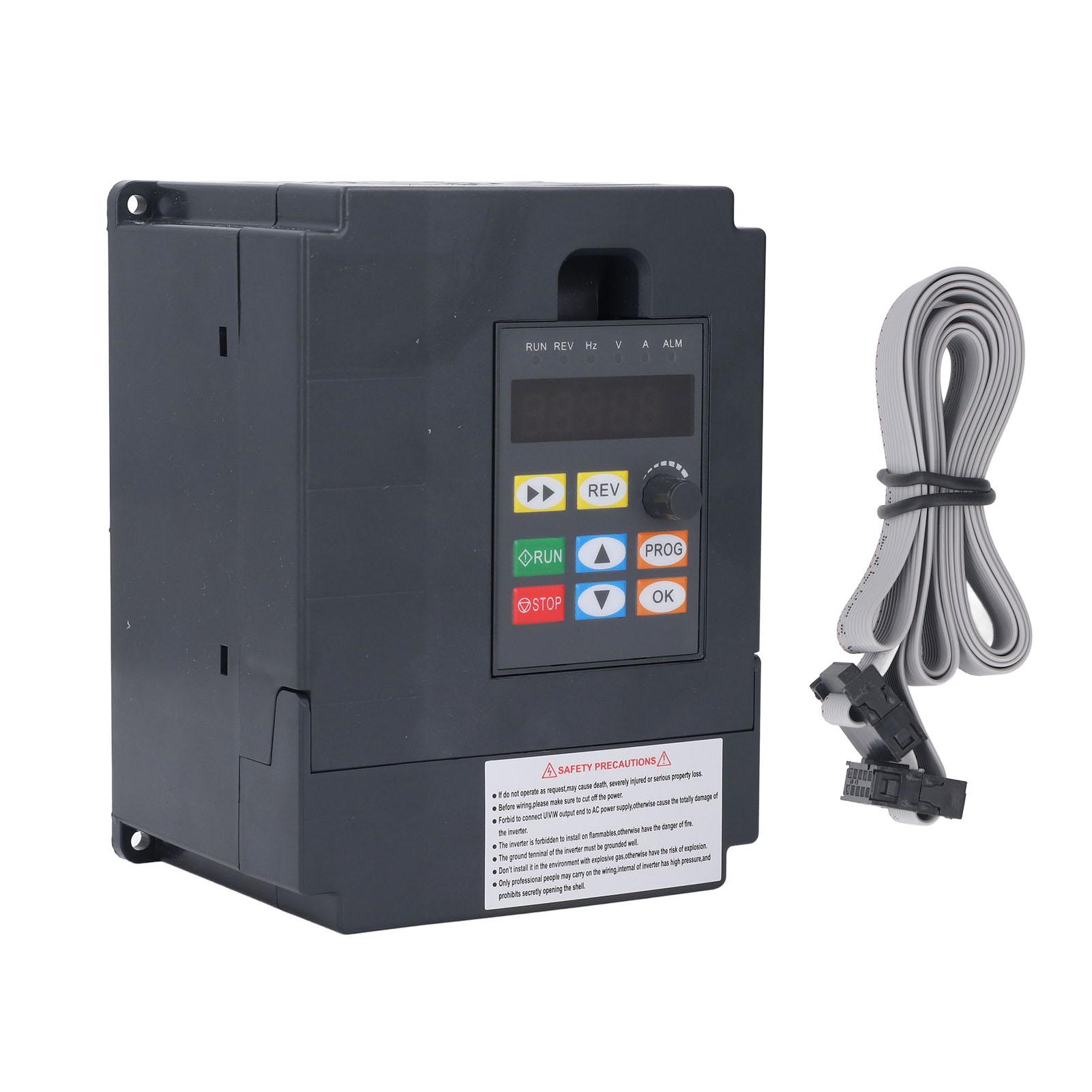 

Variable Frequency Drive 1PH AC220V Input 3PH AC0220V Output 2.2KW Universal Small Inverter for