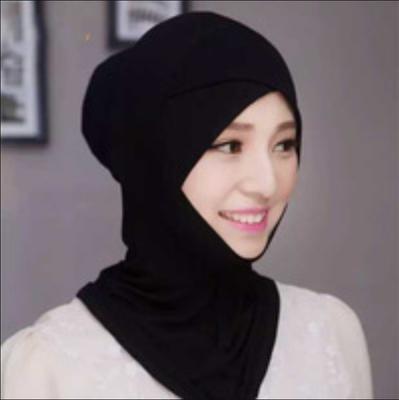 Muslim Stretch Turban Cap Full Cover Inner Hijab Caps Islamic Underscarf Bonnet Solid Modal Under Scarf Caps Turbante Mujer