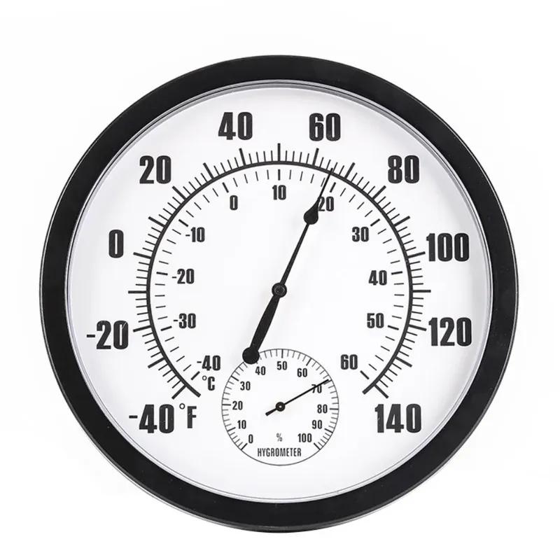 Large Dial Indoor Outdoor Thermometer with Hygrometer Dual Scale Fahrenheit Celsius for Accurate For Home Reading