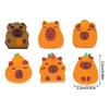10 Pcs Lovely Animal Pencil Erasers Capybara Erasers Practical Erasers Soft Erasers Reward Gift Back to School Supplies