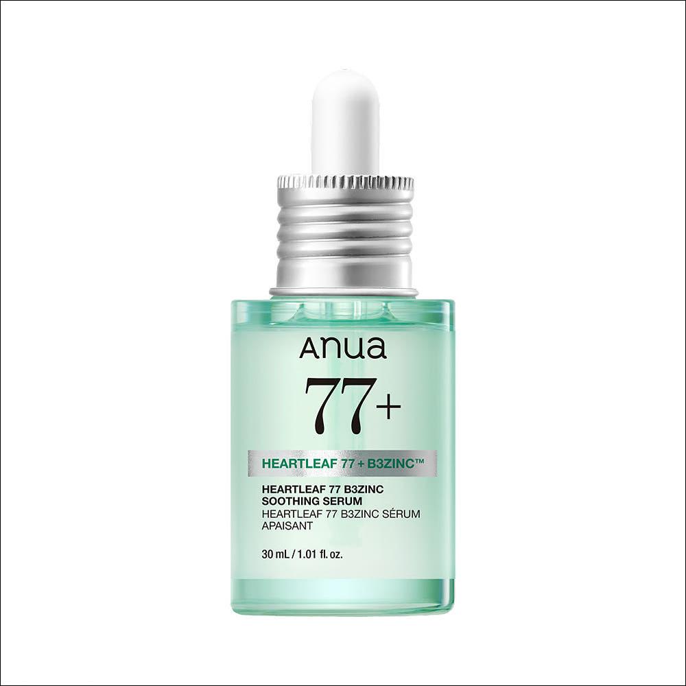 

[1+1 Set] [Anua] Heartleaf 77% B3 Zinc Calming Serum - 30ml x 2EA, Acne & Trouble Care, Sebum Control, Soothing Serum for Sensitive Skin, K-Beauty 30ml - 1EA+1EA