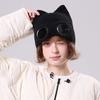 Men's And Women's Velvet Knitted Hats, Sunglasses, Warm Woolen Hats, Fashionable Flying Ski Hats
