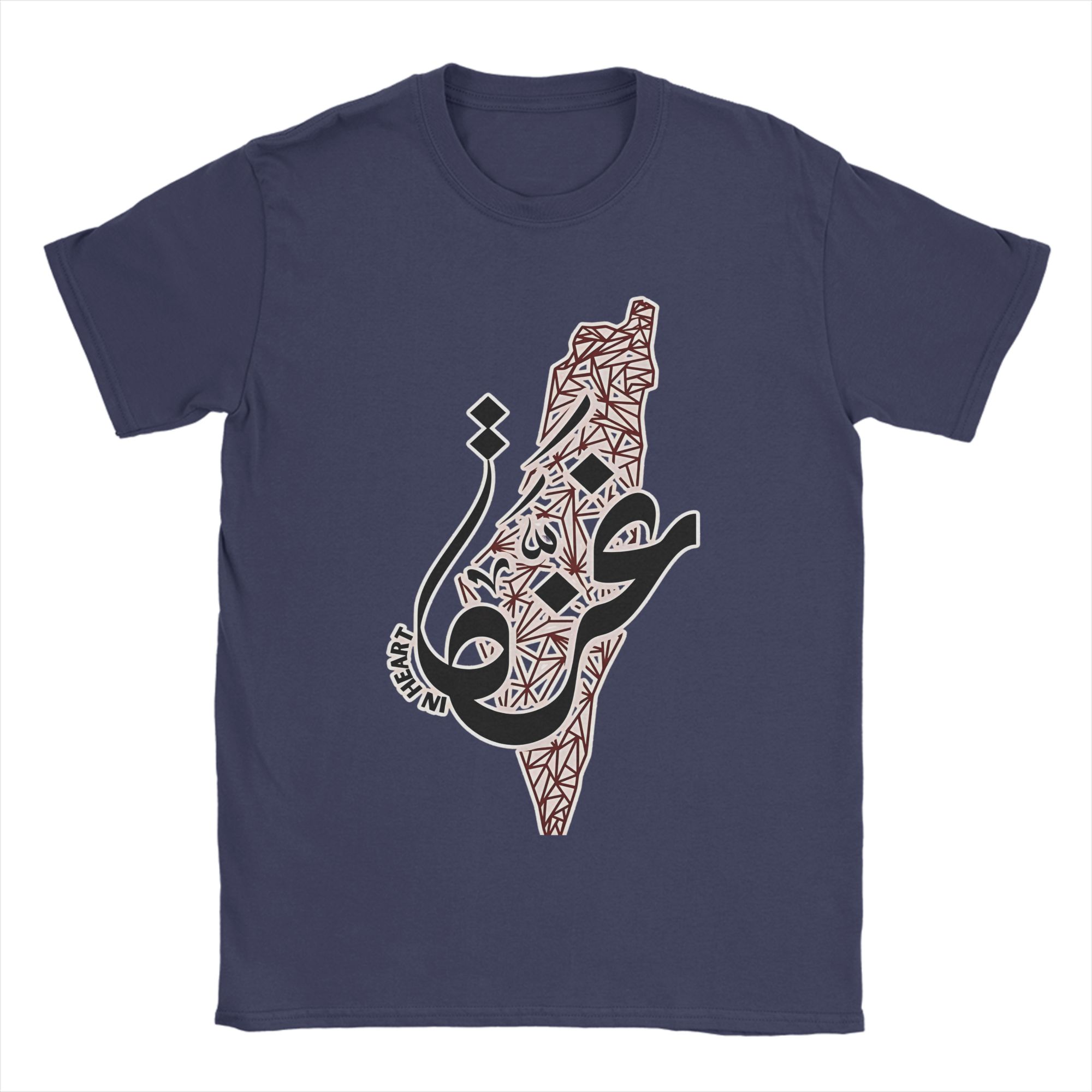 

Palestine Gaza TShirts for Men Awesome Cotton Tee Shirt Crewneck Short Sleeve T Shirt Graphic Printed Clothes 4XL