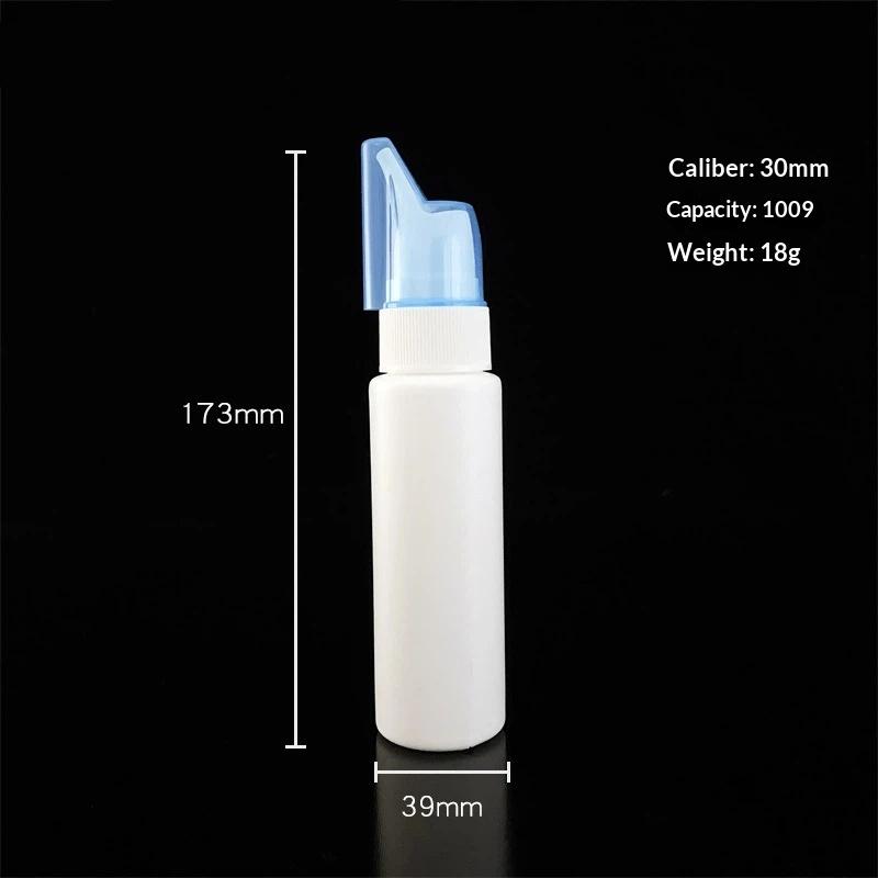 Nasal Irrigator 100ml Soft Tip Nose Cleaning Spray Bottle Gentle Nasal Rinse Tool for Kids Adult Rhinitis Care