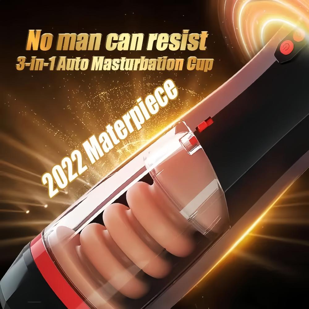 Fully Automatic Telescopic Male Masturbation Pocket Cat Vaginal Vibrator Airplane Cup TEP Silicone Vaginal Vibration Male Mastur