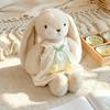 Stuffed Animal Skirt Rabbit Doll Cute Rabbit Long Ear Kapok Rabbit Plush Toys Floral Skirt Kawaii Bunny Stuffed Doll Home Decor