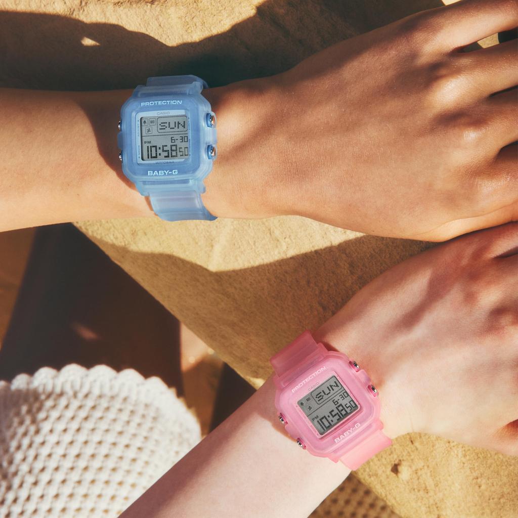 Watch Blue Skeleton [Casio] Baby-G+PLUS BGD-10KG-2JR Women's