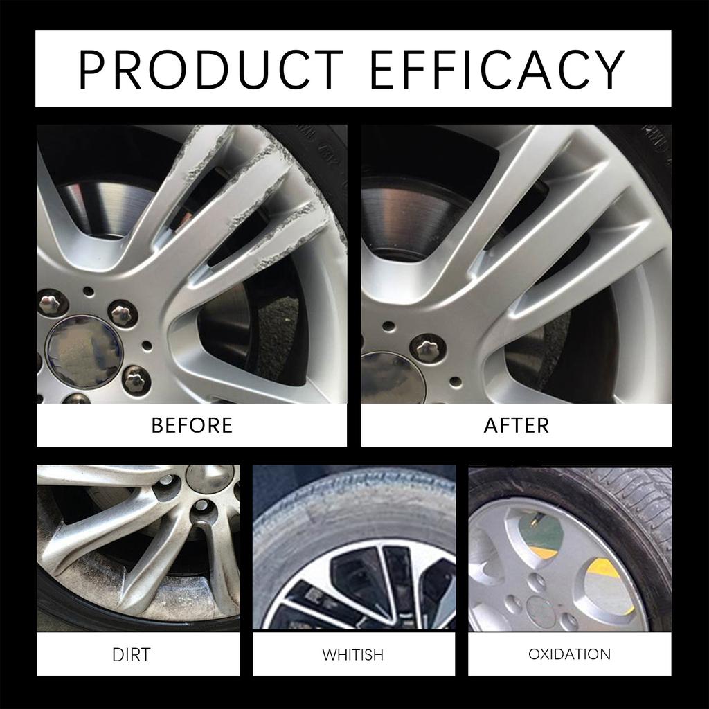 Auto Wheel Hub Detailing Accessories Car Wheel Rims Scratch Refurbishment Paste with Sponge Tire Rims Scratch Repair Paste