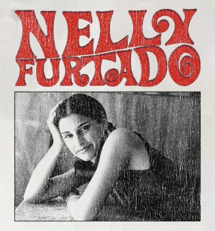 Nelly Furtado As Worn By Rose From Blackpink - Promo T-Shirt White XXL XL