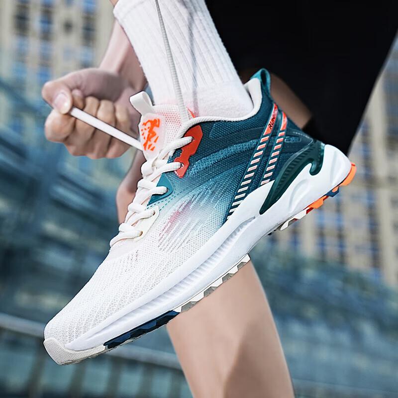 

Мужские кроссовки 2025 лето новые дышащие из сетки с технологией fly-knit ультралегкие амортизирующие попкорн большого размера спортивные трендовые туфли 46 бежевый