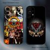 Band G-Guns N Roses For Samsung Phone Case S26,S25,S24,S21,S22,S23,S30,Ultra,S20,Plus,Fe,Lite,5G Black Cover