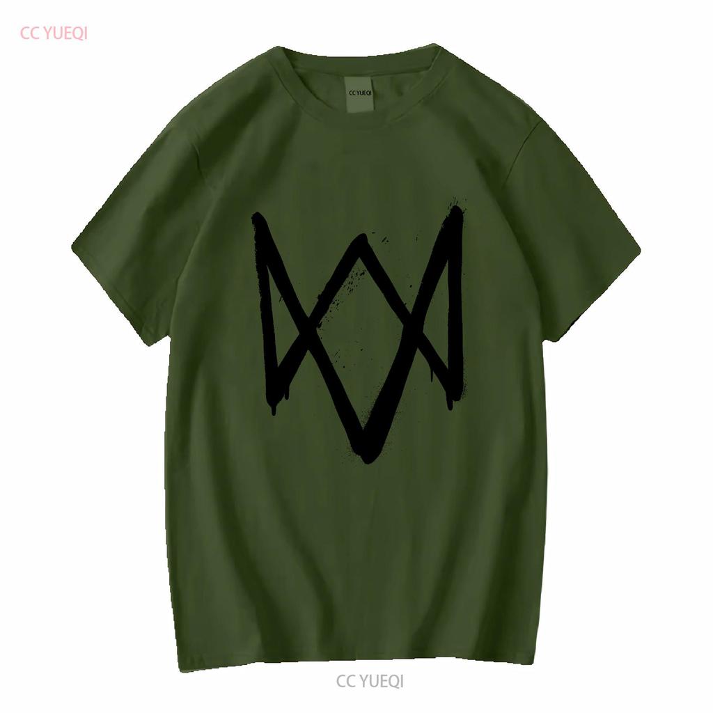 Watch Dogs 2 Ubisoft Hacker Promo T Shirt Mens Large White Video Game Official Long or Short Sleeves Vintage Washed Slightly