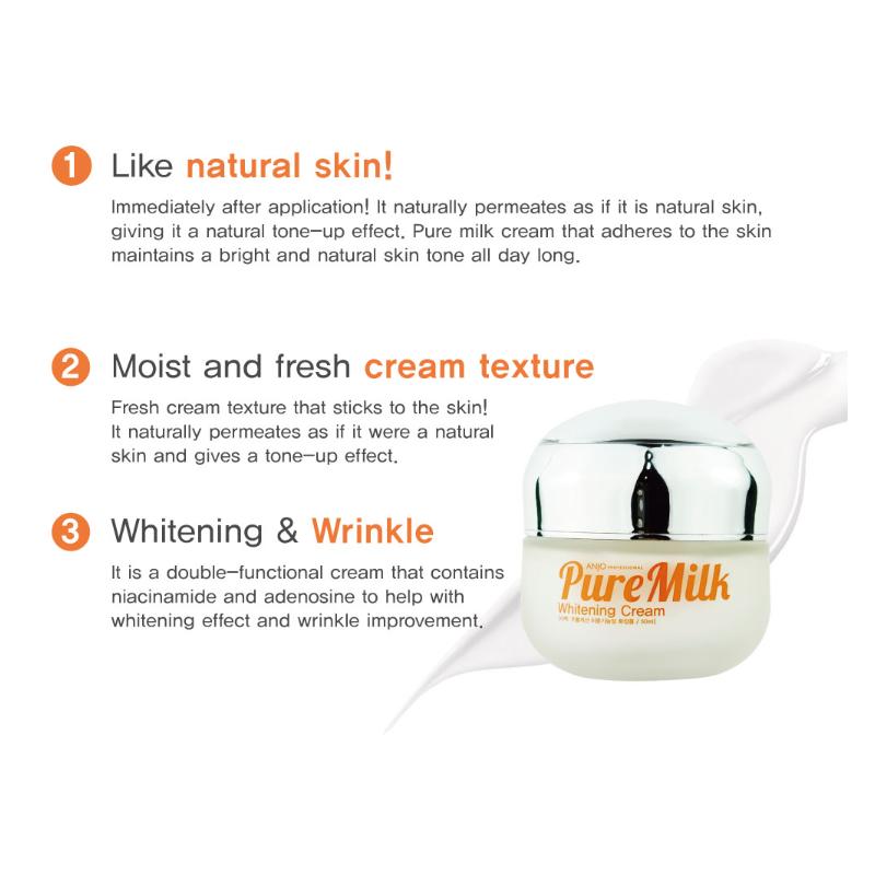 ANJO Reine Milch Aufhellungscreme 50ml (3 Optionen)