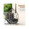 Thickened Waterproof Outdoor Hanging Basket Cushion, Suitable for Chairs, Hanging Baskets, and Lounge Chairs