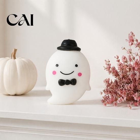Halloween Ghost Decompression Toy Stress Ball Toy, Anxiety Relief Squeeze Cartoon Toys Sensory Fidget for Party Favors