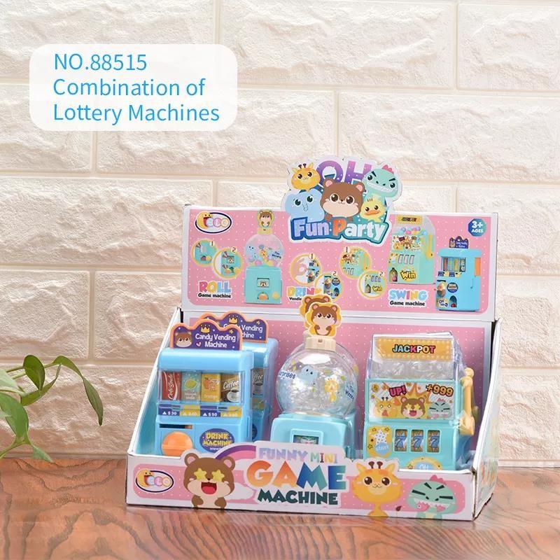Mini Lottery Machine Game Toys Small Manual Shake Egg Twister Children's Puzzle Toys Simulated Lottery Machine Toy Swing Machine