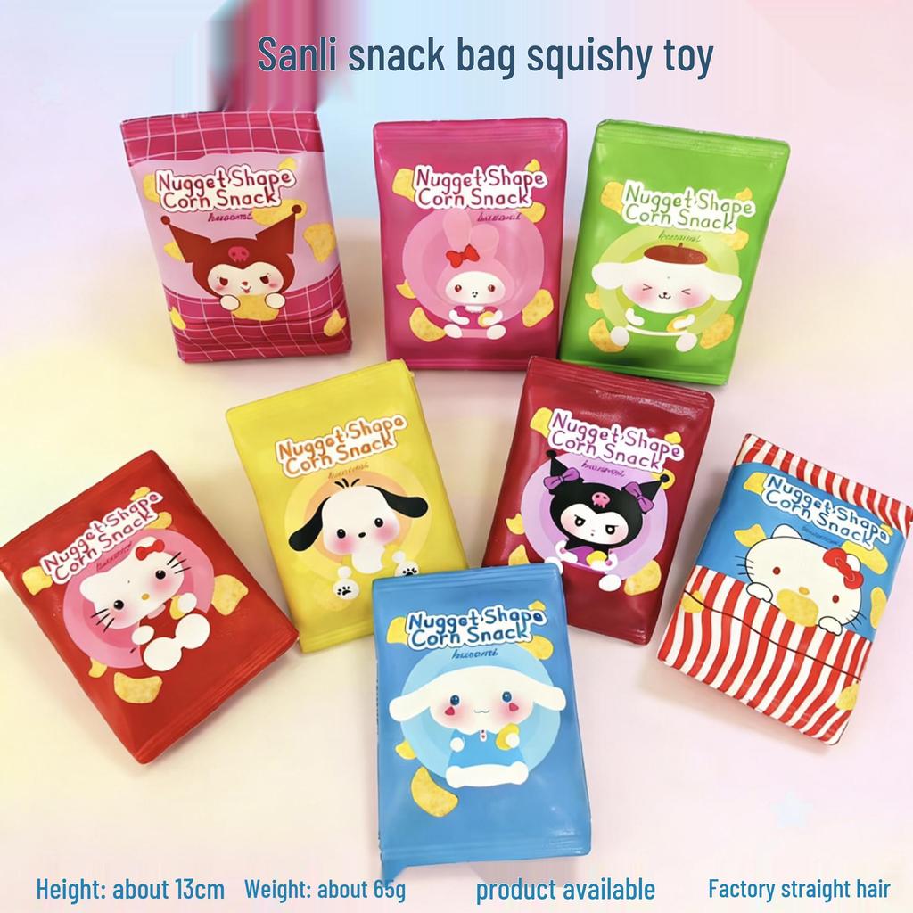 Sanrio Snack Squeeze Toy - Slow Rebound Food Simulation Series