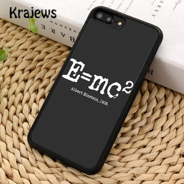 Krajews Physic Equations E=mc2 Math Phone Case Cover For iPhone 17 Air 16 15 14 Plus 11 12 13 Pro Max Coque Fundas